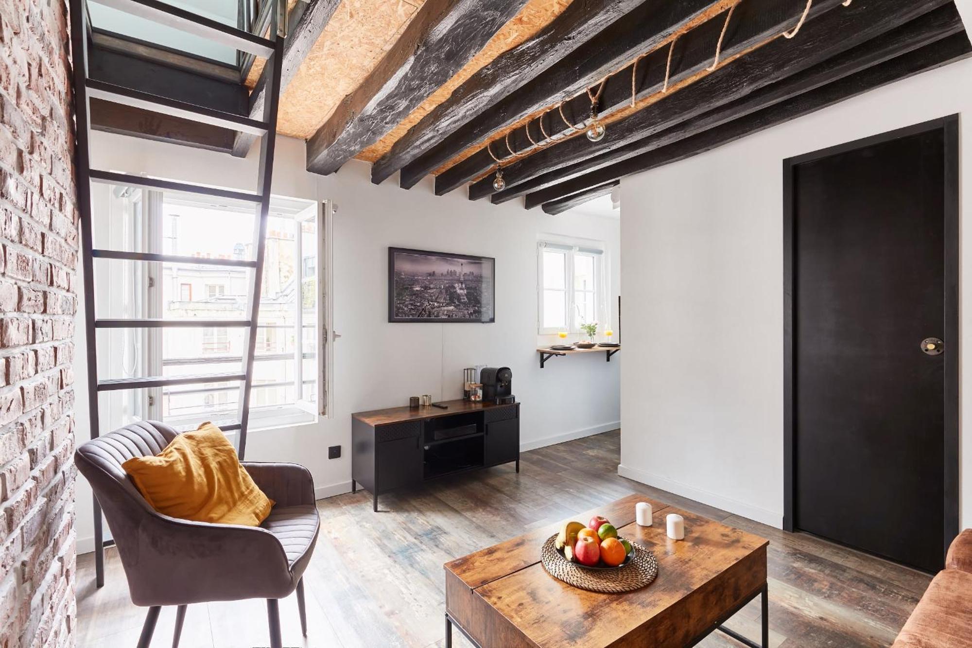 Central 1Br Room Space Paris Eksteriør billede